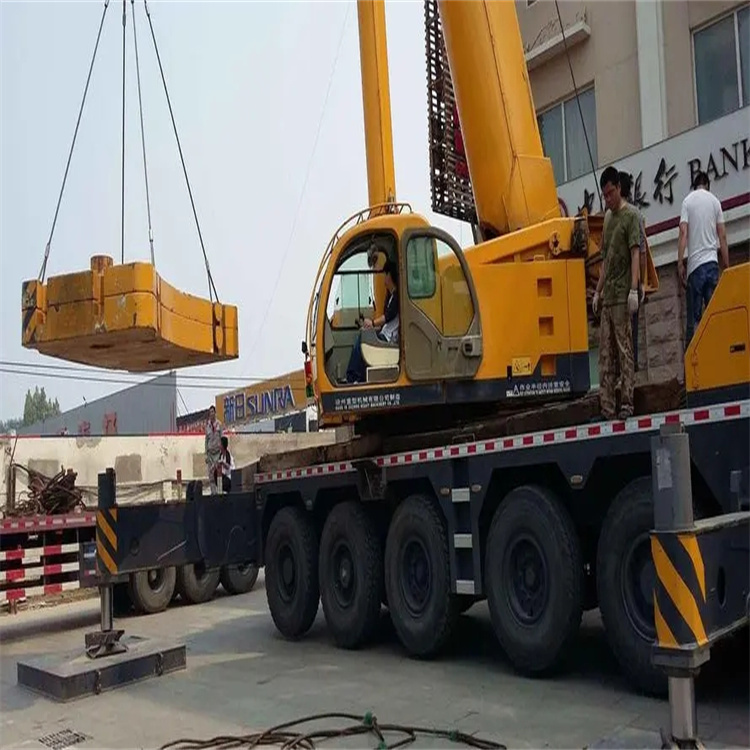 惠城当地吊车出租|机器吊装|75吨|工厂搬迁服务